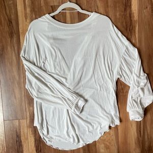 Free People Ribbed Tunic with Twist Back